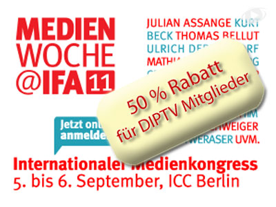 Berlin, 05|06 September: Medienwoche&nbsp;2011